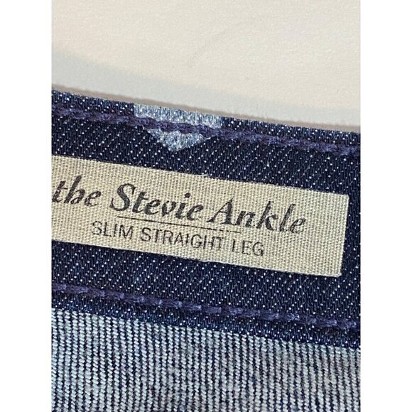 Adriano Goldschmeid Stevie Ankle Slim Straight Leg Jeans Hearts Women’s 27R - Picture 5 of 9